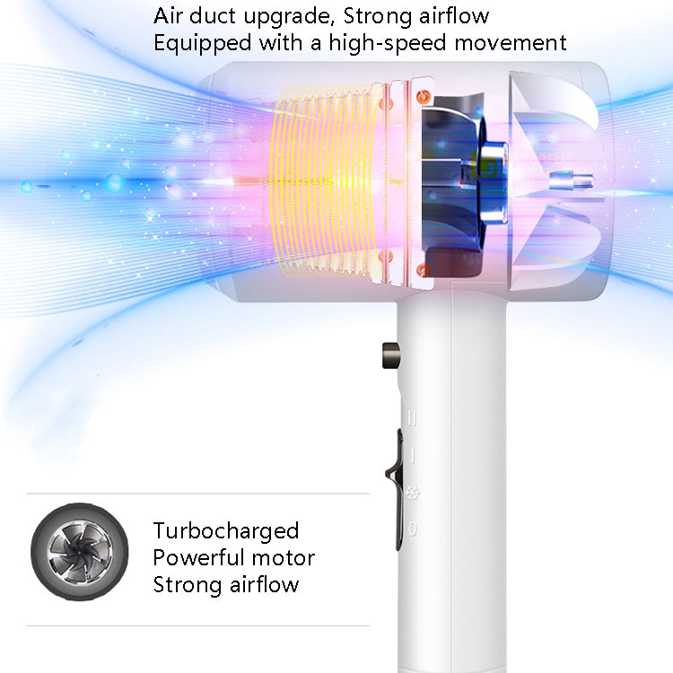 Hotel Hair Dryer Wall Mount High Power Hair Dryer Household Hair Cylinder Dryer, CN Plug