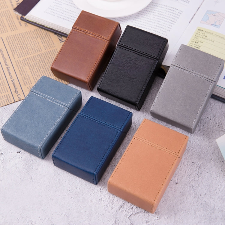 PU Leather Business Portable Cigarette Case