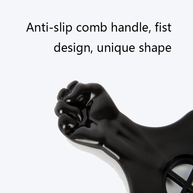 3 PCS Hairdressing Steel Needle Oil Hair Comb Plastic Haircut Pointed Tail Comb