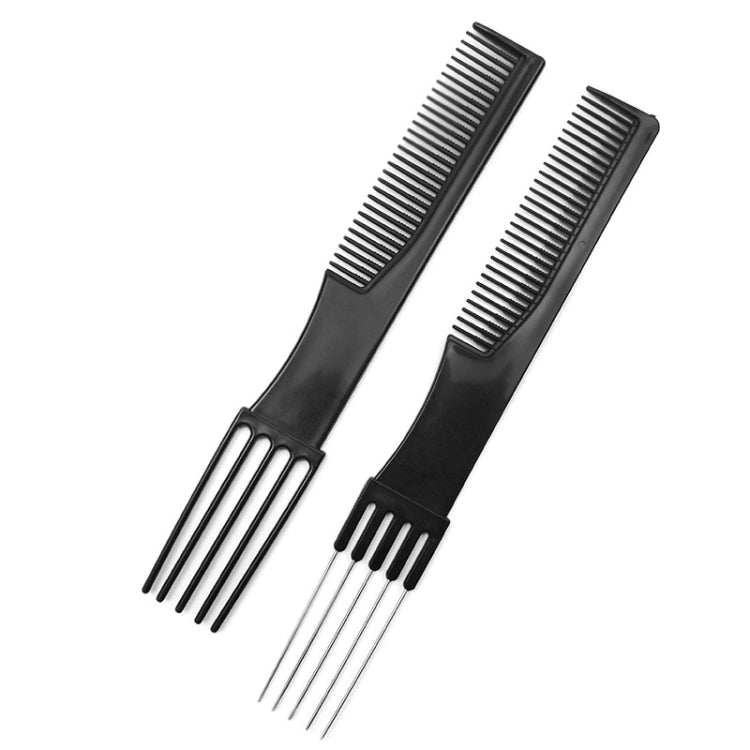 10pcs / Set Hairdressing Plastic Flat Comb