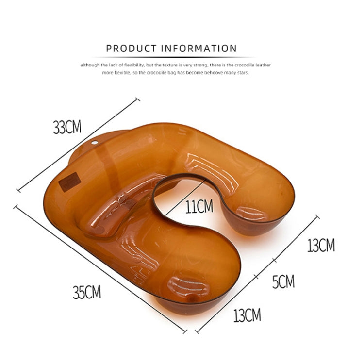 Potion Tank Shoulder Rest Hair Salon Curly Hair Perm Dye Transparent Shoulder Rest Hairdressing Tools