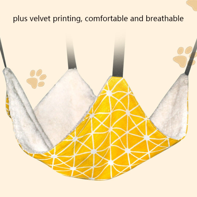 PE-160 Canvas Hanging Cat Cage Hammock Adjustable Length Swing Pet Nest