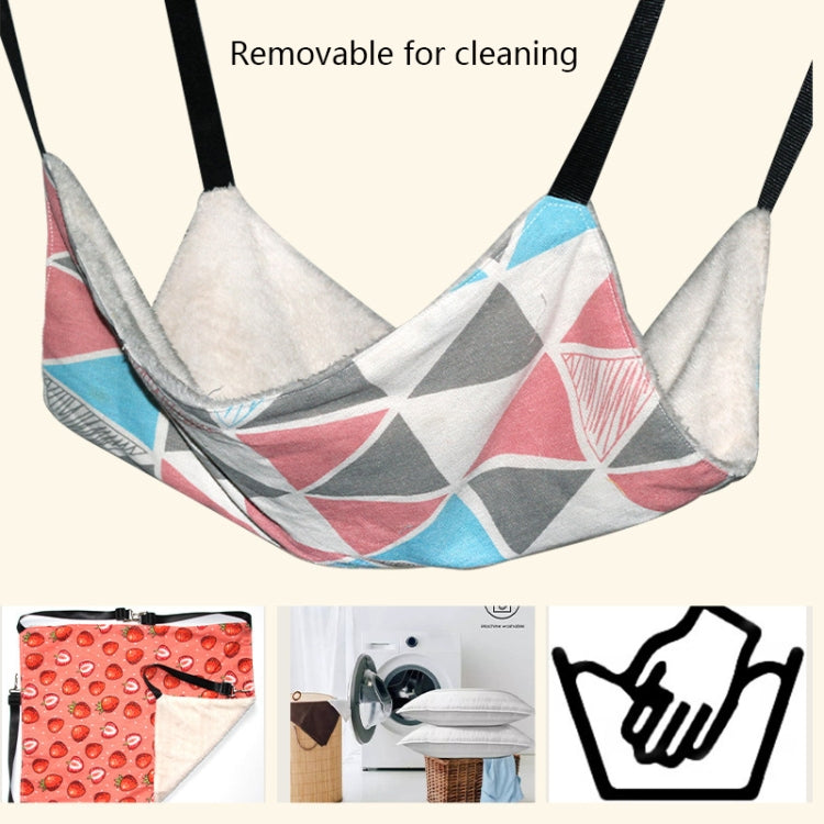 PE-160 Canvas Hanging Cat Cage Hammock Adjustable Length Swing Pet Nest