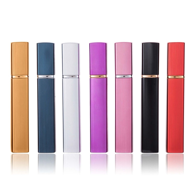 12ml Aluminum Perfume Bottle Metal Discharge Bottle Convenient Travel Square Spray Bottle