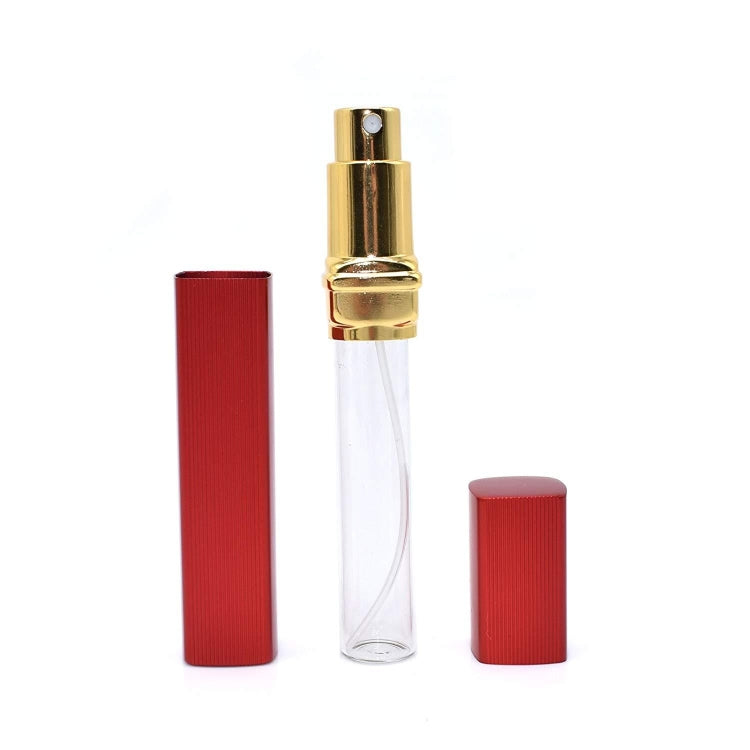 12ml Aluminum Perfume Bottle Metal Discharge Bottle Convenient Travel Square Spray Bottle