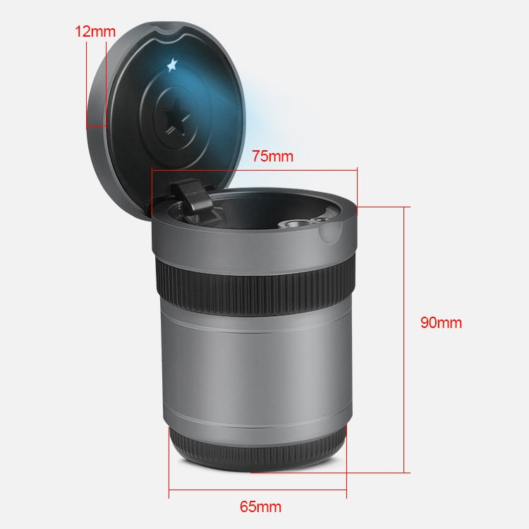 BEN.JACK Ashtray With Cover Personality Multi-Function Universal Car Ashtray