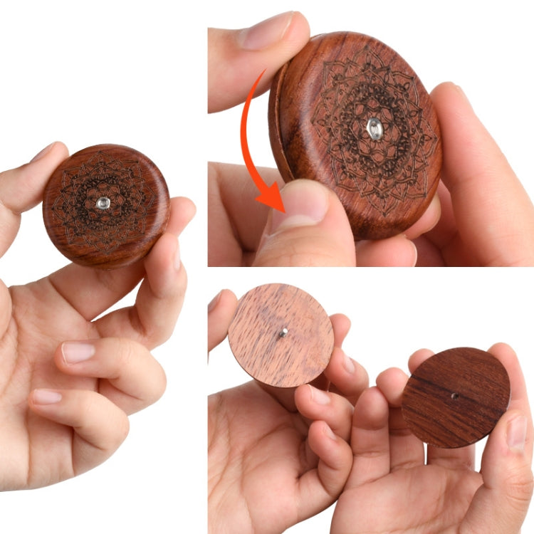 Bread Baguette Round Knife Wooden Double-Sided Bread Trimming Knife With 5 Blades