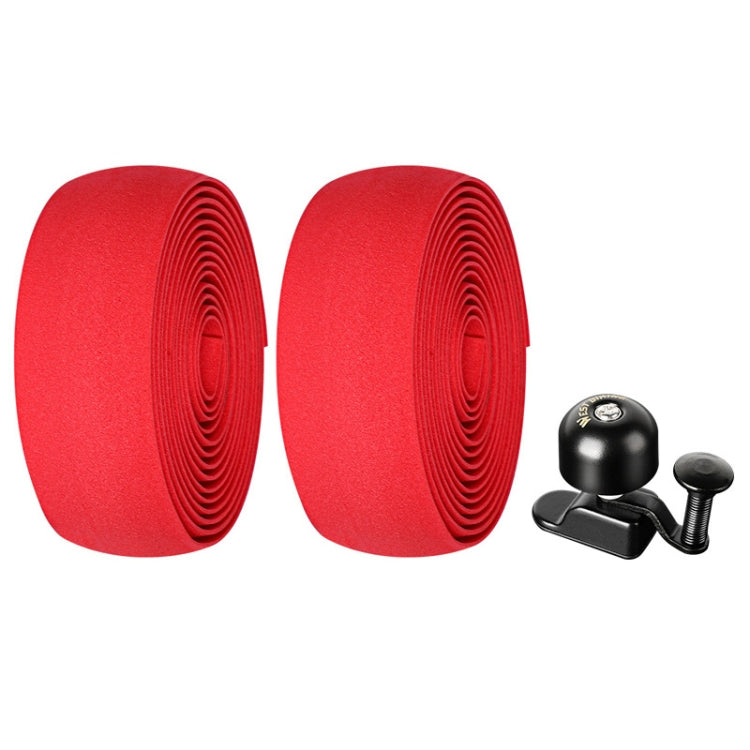 WEST BIKING YP1602782 Bicycle Bells With Supernouncing EVA Back Rubber Band Bell Combination Set