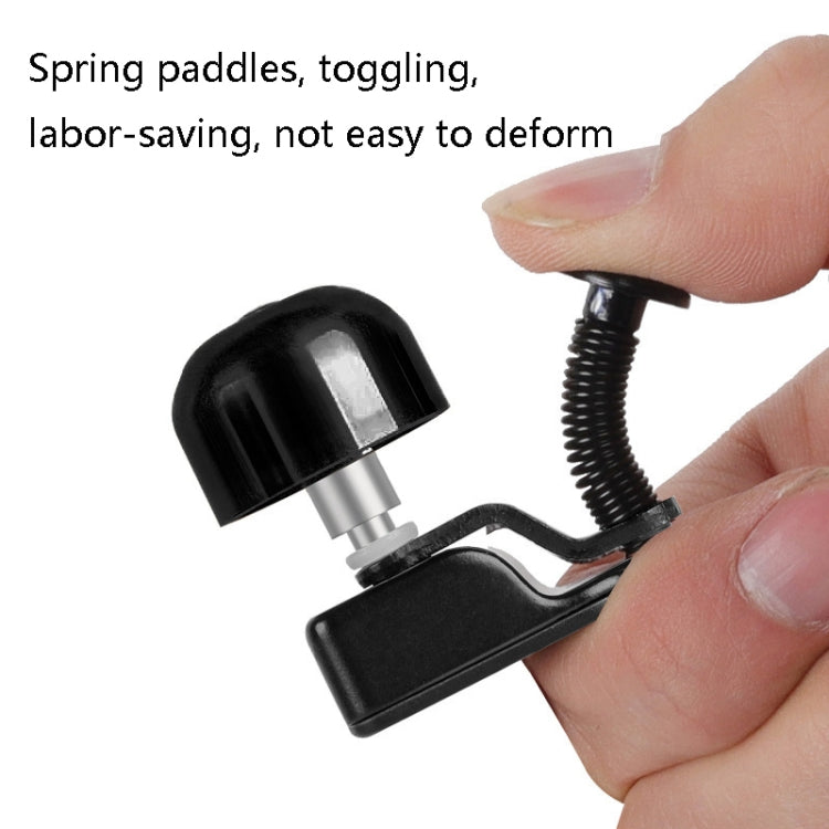 WEST BIKING YP1602782 Bicycle Bells With Supernouncing EVA Back Rubber Band Bell Combination Set