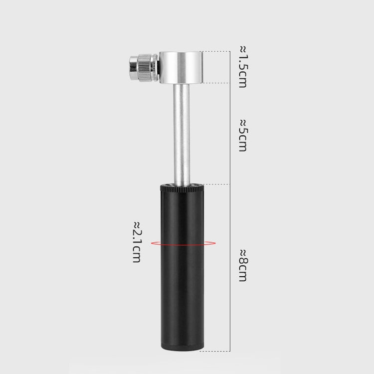 Bicycle Small Aluminum Alloy Pump Portable Mini Basketball Feeding Tube
