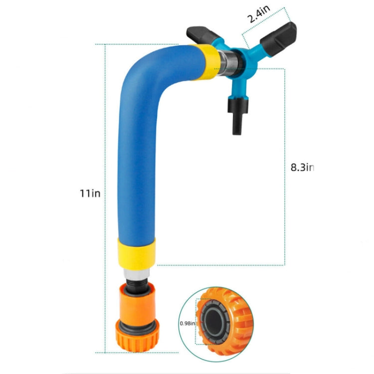 Trampoline 360 Degree Automatic Rotating Sprinkler Gardening Water Toy,Size: