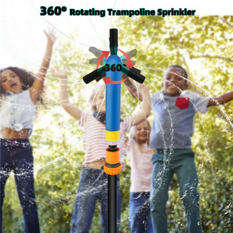 Trampoline 360 Degree Automatic Rotating Sprinkler Gardening Water Toy,Size: