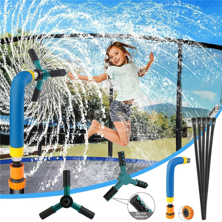 Trampoline 360 Degree Automatic Rotating Sprinkler Gardening Water Toy,Size: