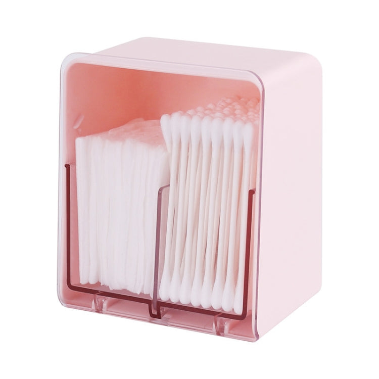 HZ006 Desktop Transparent Double-Layer Cotton Swabs And Dustproof Storage Box With Lid