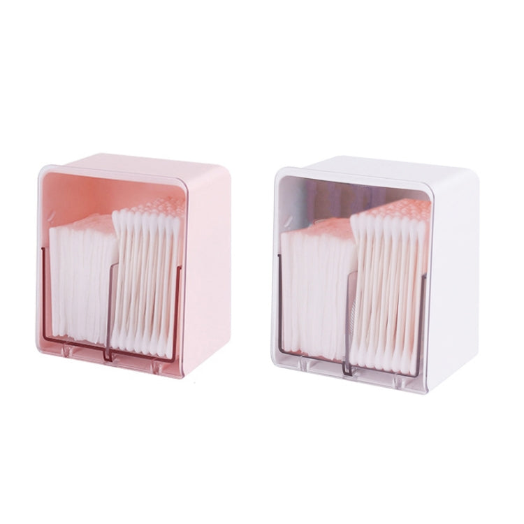 HZ006 Desktop Transparent Double-Layer Cotton Swabs And Dustproof Storage Box With Lid