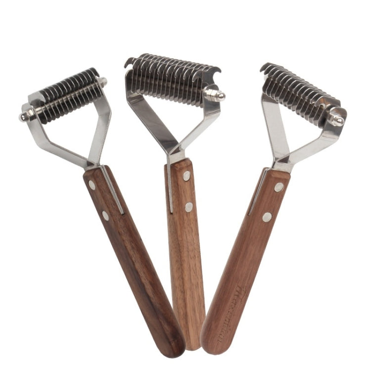 Walnut Pet Stainless Steel Cleaning And Grooming Comb