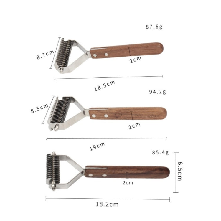 Walnut Pet Stainless Steel Cleaning And Grooming Comb