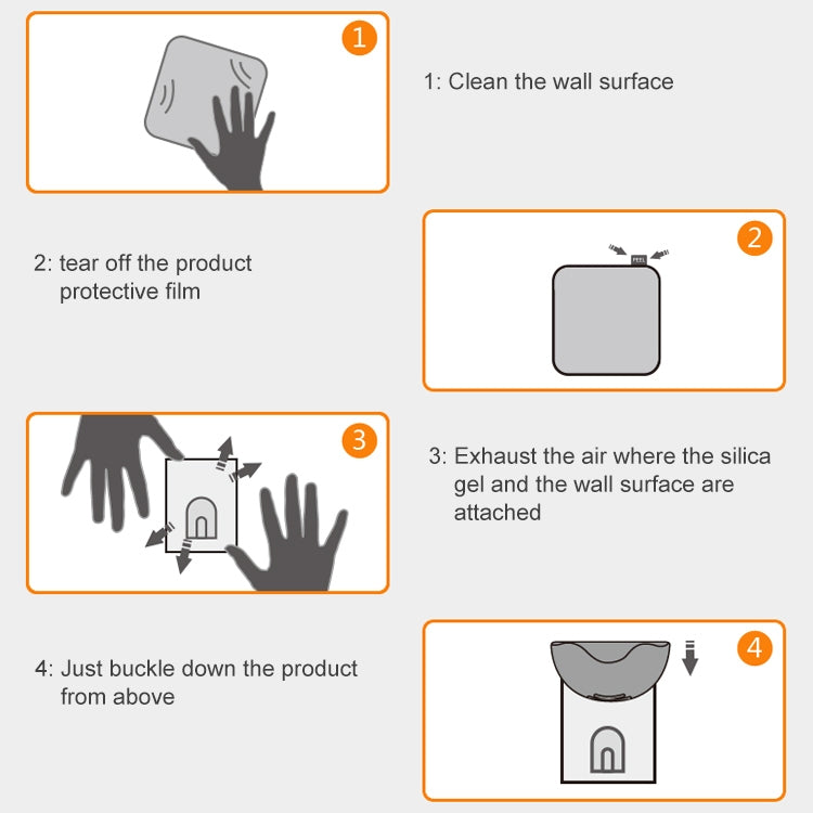 5 PCS Plastic Drain Soap Box Bathroom Wall-mounted Soap Storage Box