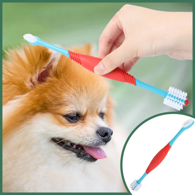 Pet Double-Head Toothbrush Pet Oral Cleaning Products