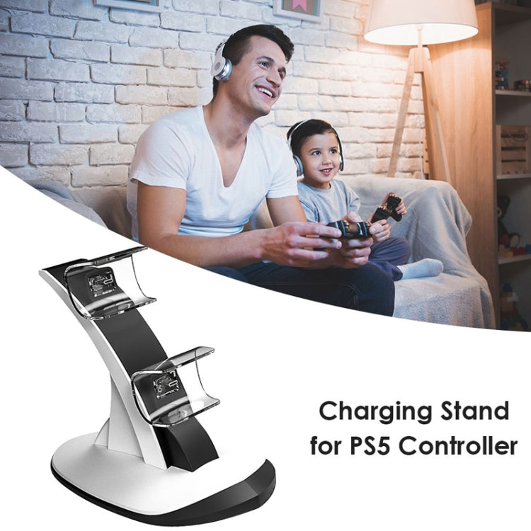 IPLAY HBP-314 Wireless Bluetooth Handle Two-Seater Charger For PS5