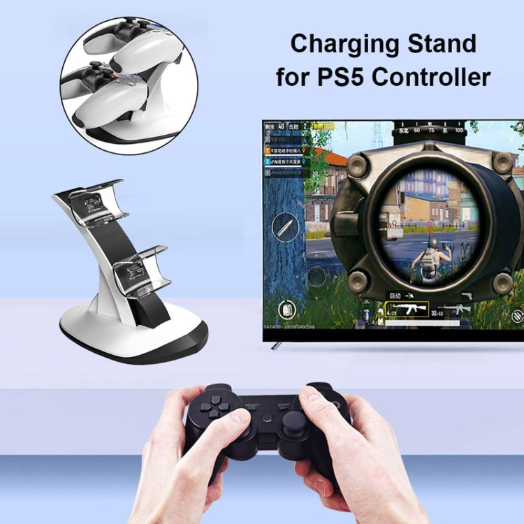 IPLAY HBP-314 Wireless Bluetooth Handle Two-Seater Charger For PS5