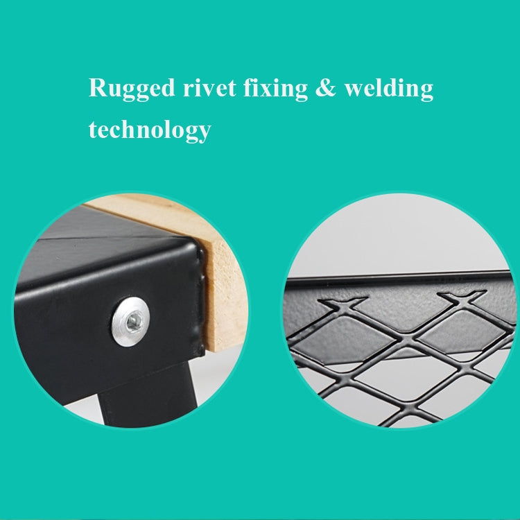 CLS Outdoor Folding Mesh Table Camping Iron Folding Table Portable Barbecue Rack Car Camping Rack