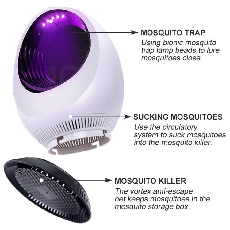 168 LED Photocatalyst Mosquito Killer Lamp Household Mosquito Catching Lamp
