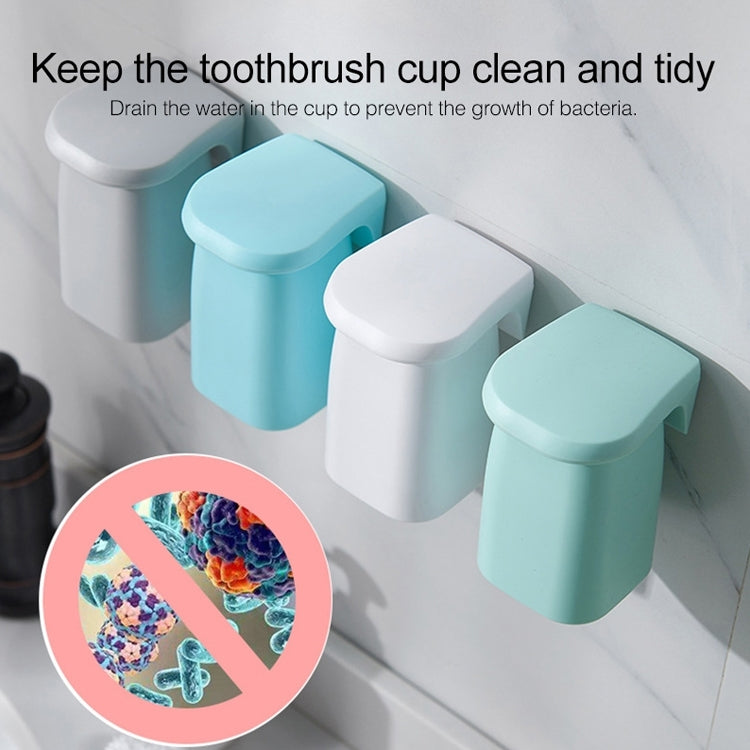 Magnetic Suction Mouthwash Cup Wall-mounted Toothbrush Rack Simple Home Couple Set Dental Cylinder