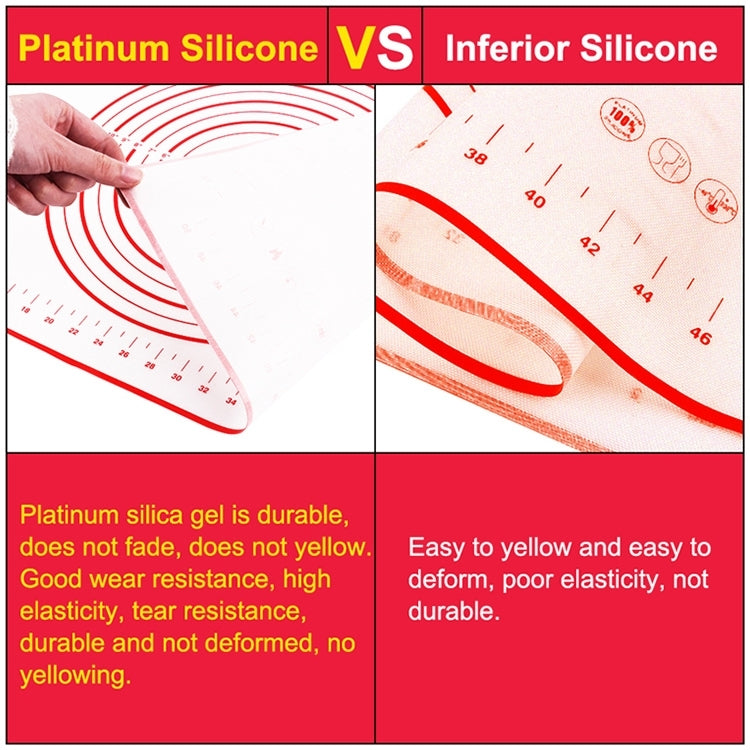 60 x 80cm Thickened Teflon Non-Stick Mat Silicone Kneading Baking Non-Slip Mat