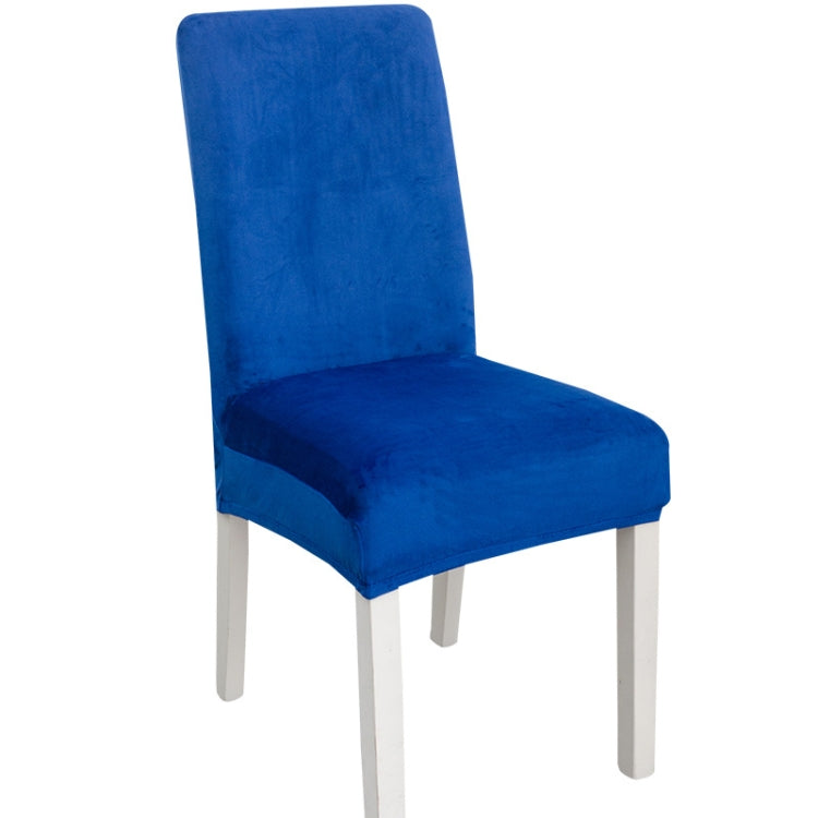 Simple Soft High Elastic Thickening Velvet Semi-Interior Chair Cover Hotel Chair Cover