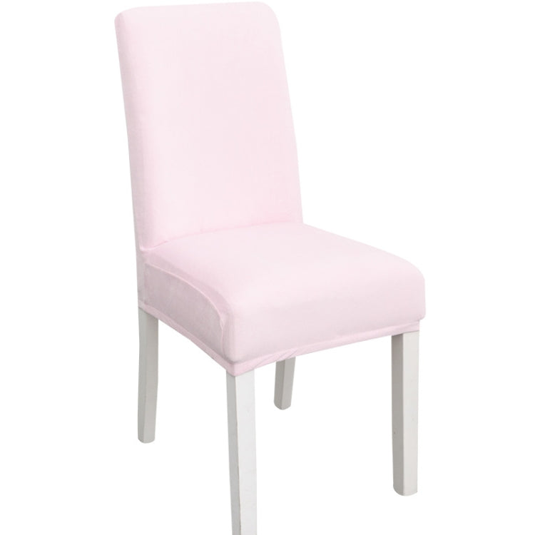 Simple Soft High Elastic Thickening Velvet Semi-Interior Chair Cover Hotel Chair Cover