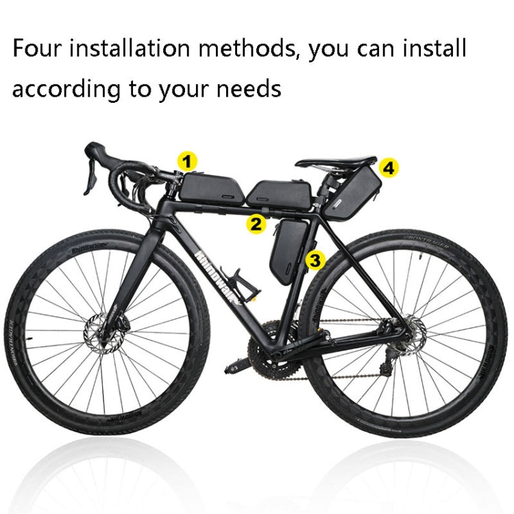 Rhinowalk K30 Waterproof Bicycle Top Tube Package Mountain Bike Hard Shell Front Beam Bag