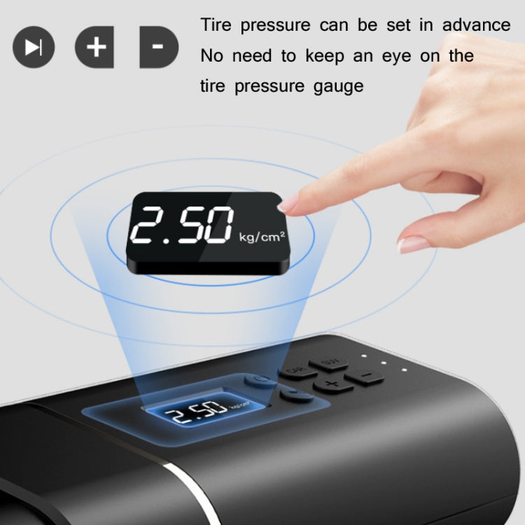 YANTU A31 Car Smart Digital Display Air Pump Electric Portable Tire Pump, Specification：