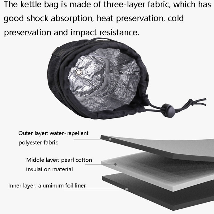 Rhinowalk RK9100B Riding Insulation Water Bottle Bag Portable Bicycle Kettle Tool Package