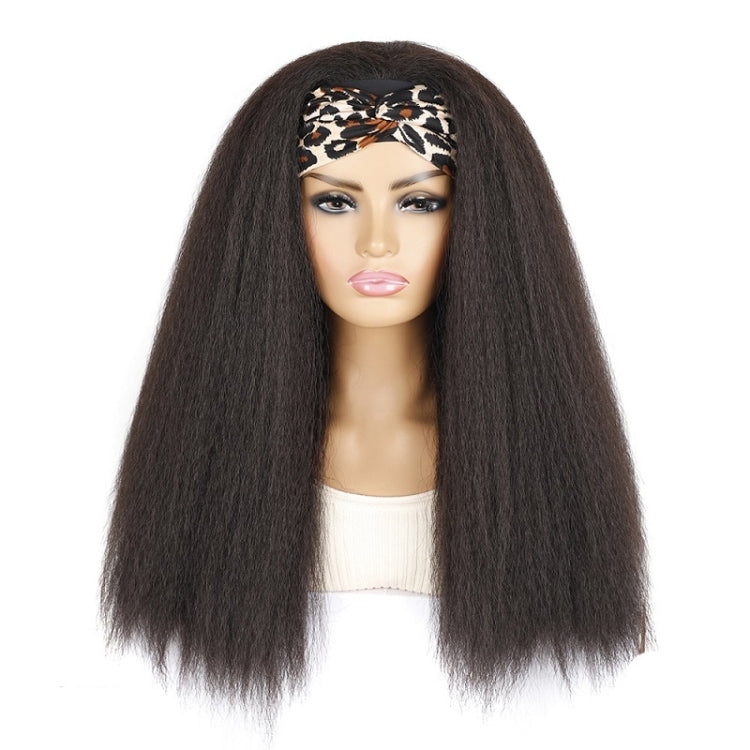Turban Headband Corn Beard Long Hair Wig Headgear