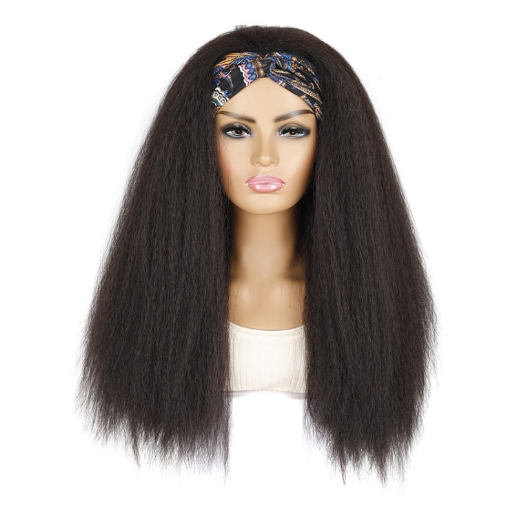 Turban Headband Corn Beard Long Hair Wig Headgear