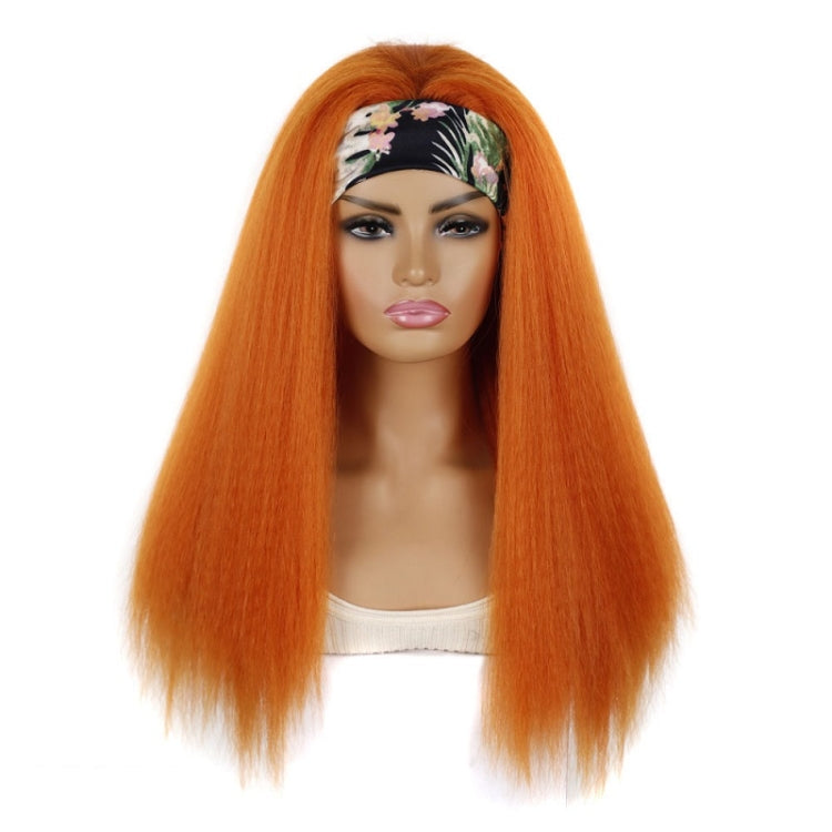 Turban Headband Corn Beard Long Hair Wig Headgear