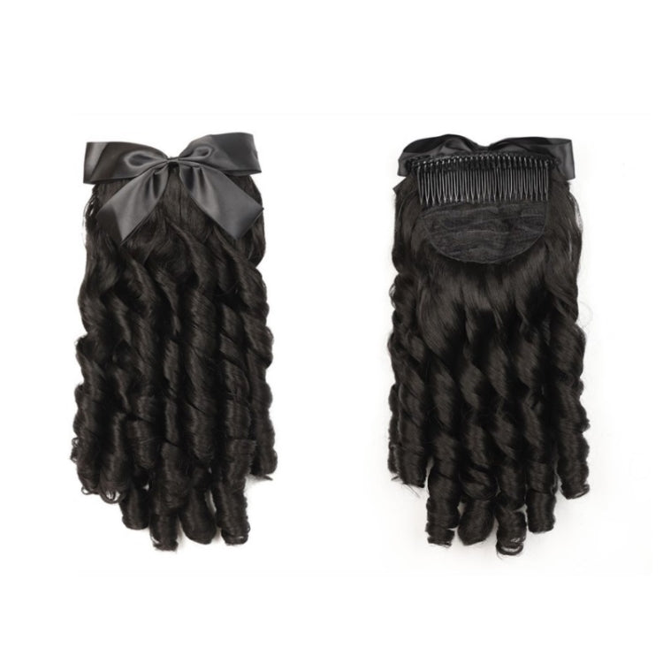 Princess Curly Ponytail Wig Costume Film And Television Retro Prom Comb Ponytail Curly Hair