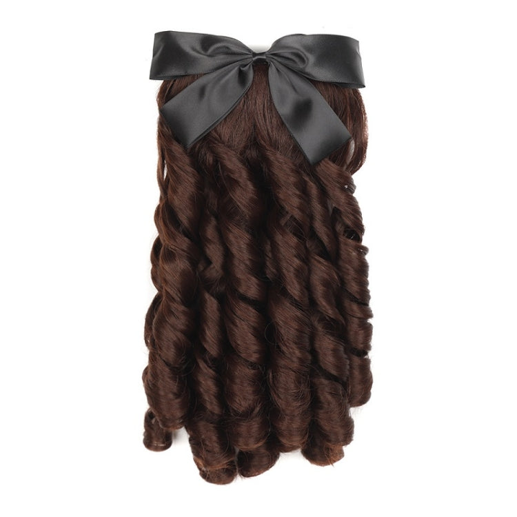 Princess Curly Ponytail Wig Costume Film And Television Retro Prom Comb Ponytail Curly Hair