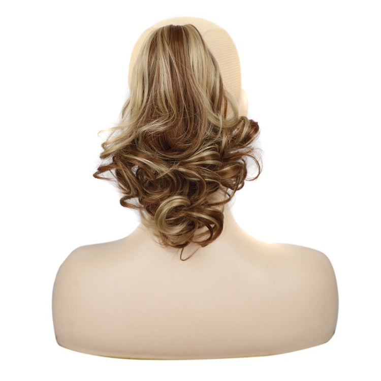 Women Curly Hair Short Ponytail Wig With Shark Clip