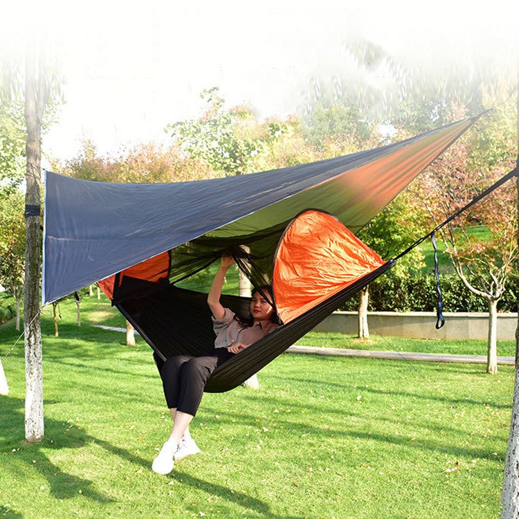 Strut Mosquito Net Hammock Diamond Sunshade Set Outdoor Camping Automatic Quick-Open Anti-Mosquito Hammock Canopy Set