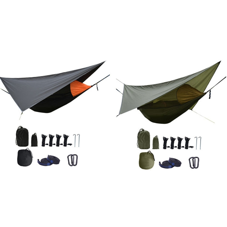 Strut Mosquito Net Hammock Diamond Sunshade Set Outdoor Camping Automatic Quick-Open Anti-Mosquito Hammock Canopy Set