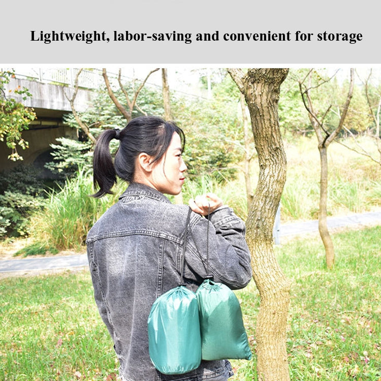 Outdoor Camping Sunshade + Anti-Mosquito Hammock Set Parachute Fabric Net Yarn Anti-Mosquito Hammock