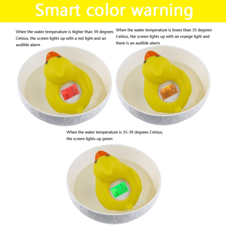 AF-023 Children Bath Thermometer Water Baby Bathing Yellow Duck Water Thermometer