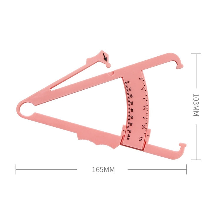 10 PCS Sebaceous Pliers Fat Clip Fat Thickness Measuring Ruler Body Fat Meter