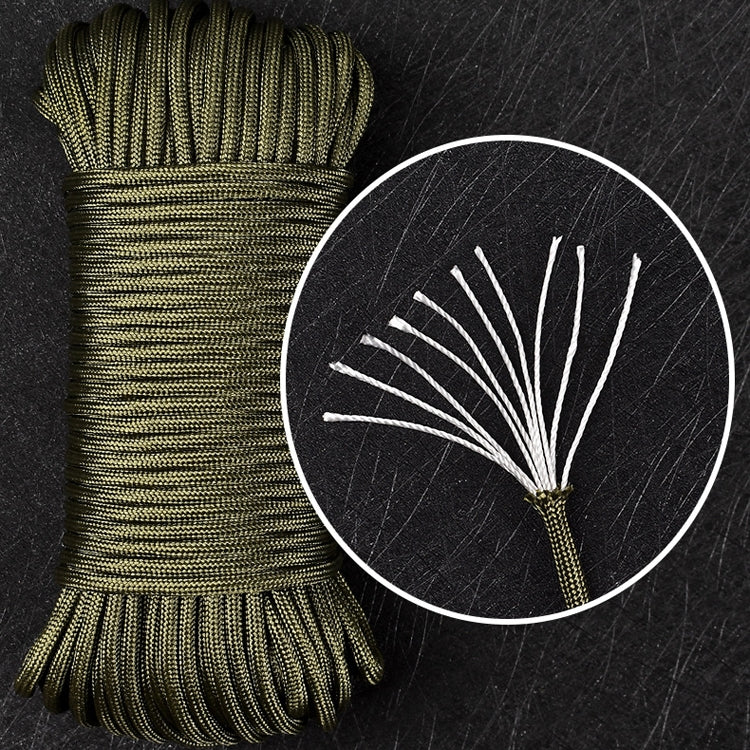 10-Core 31m Umbrella Rope Outdoor Traction Rescue Binding Rope Clothesline Tent Rope Climbing Rope