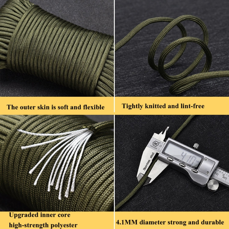 10-Core 31m Umbrella Rope Outdoor Traction Rescue Binding Rope Clothesline Tent Rope Climbing Rope