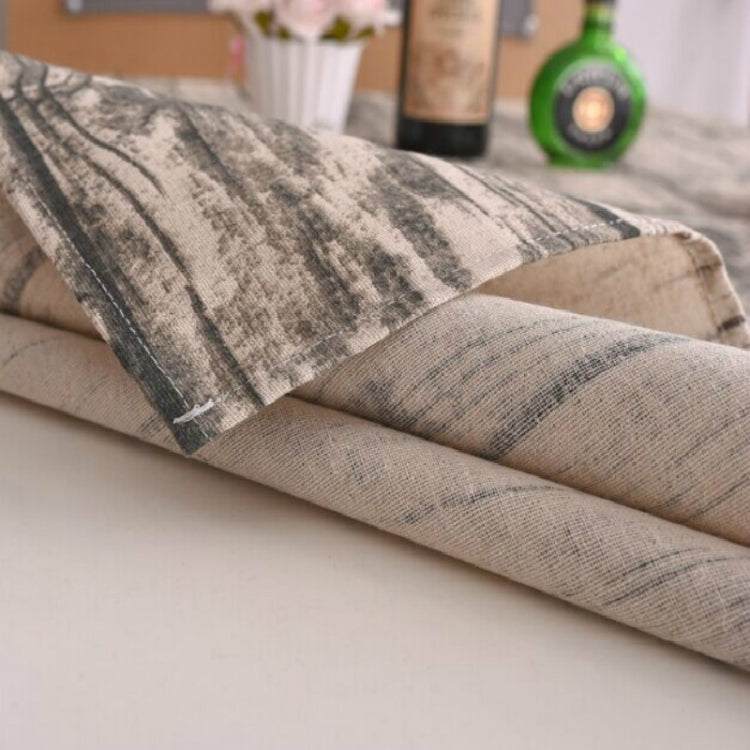 Imitation Bark Cotton Linen Tablecloth