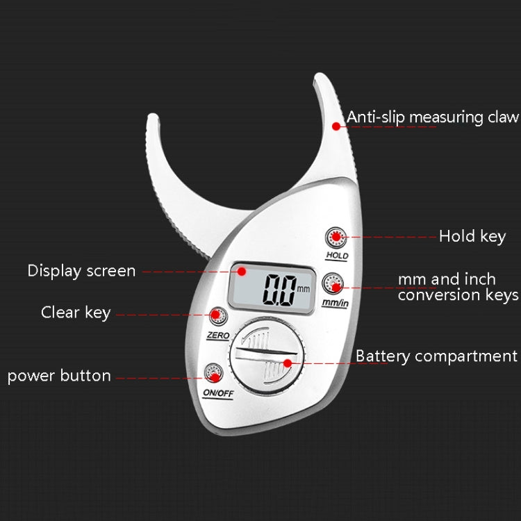 Digital Display Fat Measuring Instrument Sebum Pliers