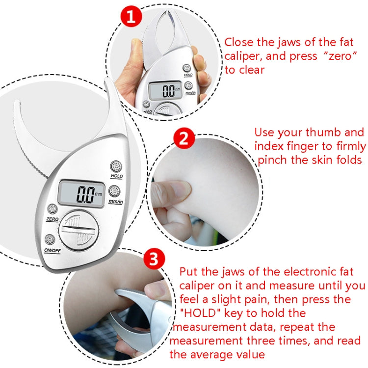 Digital Display Fat Measuring Instrument Sebum Pliers